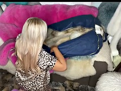 Nana, Gros seins, Blonde, Européenne, Femme dominatrice, Talons, Lingerie, Nénés