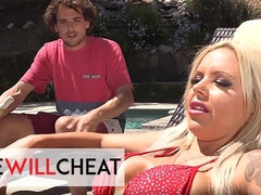 Grosse bite, Gros seins, Blonde, Tir de sperme, En levrette, Hd, Léchez, Mère que j'aimerais baiser