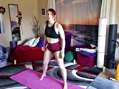 素人, 茶髪の, 食い込み, 足, フェティッシュ, お婆さん, 熟年, ティーン