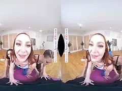 ASHLEY LANE, LACY LENNON, & MAYA BIJOU FUCK YOU IN YOGA CLASS