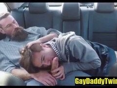 Voiture, Homosexuelle, Hard, De plein air, Public, Adolescente