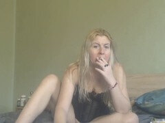 Fingern, Lingerie, Masturbation, Orgasmus, Muschi, Rasiert, Erotischer film, Spielzeuge