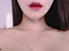 Amateur, Asiatique, Nana, Gros seins, Lingerie, Masturbation, Nénés, Webcam