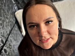 Hot wife horny for hardcore blowjob and fuck