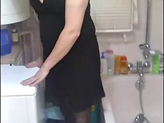 黒人, 女装男装, ドレス, 黒人, シーメール
