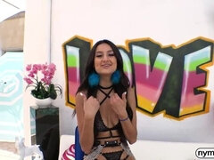 Anal, Cul, Grosse bite, Éjaculation interne, Hard, Petite femme, Maigrichonne, Nénés