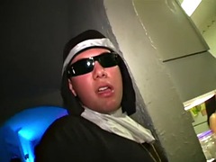 Nana, Gros seins, Noire, Collège université, Couple, Tir de sperme, Hard, Fête