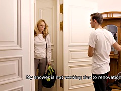 Grosse titten, Blondine, Hardcore, Reif, Milf, Rasiert, Dusche