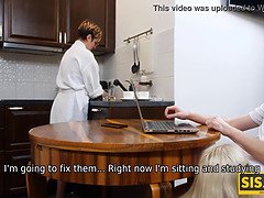 Enthousiasteling, Kont, Mooi, Blond, Rondborstig, Hd, Kut duiken, Realiteit