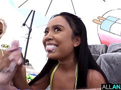 Anal, Beso negro, Verga grande, Mamada, Corrida, Afeitado, Adolescente, Tetas