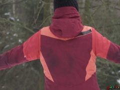 Freundin, Lecken, Masturbation, Im freien, Muschi, Dusche, Schüchtern, Nass