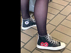 ナイロン, 穴開きパンティ, ストッキング, ティーン