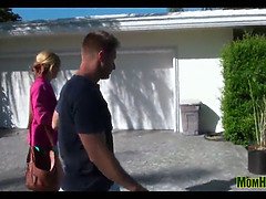 Levi Cash's milf pussy pearls in hot young action