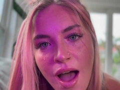 Gros seins, Blonde, Sucer une bite, Plantureuse, Tir de sperme, Fait maison, Lesbienne, Nénés