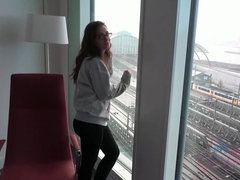 Leie, Blasen, Höschen, Pov, Muschi, Rasiert, Socken, Tätowierung