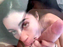 フェラチオ, ヨーロピアン, 顔射, ラフ, フェラする