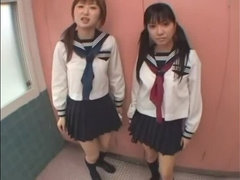 Horny Japanese girl Airi Nakashima, Ryouko Sena, Hina Otsuka in Exotic Threesomes, Handjobs JAV video
