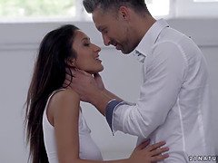 Beauté, Gros cul, Brunette brune, Chatte, Maigrichonne, Suçant, Adolescente, Nénés