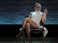 Grosser arsch, Schwarz, Blondine, Blasen, Betrug, Hd, Milf, Ehefrau