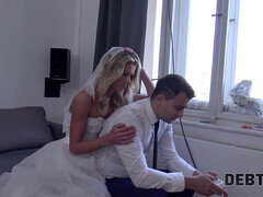 Your bride Claudia Mac's big booty will help settle your debt