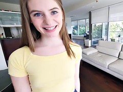 Step bro bangs Alice Marchs teen pussy