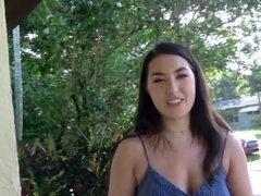Asiático, Mamada, Dinero, Al aire libre, Pov, Adolescente