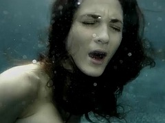Chica, Tetas grandes, Morena, Sexo duro, Tetas, Bajo el agua