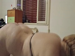 Grote lul, Blond, Stel, Sperma shot, Hardcore, Italiaans, Gezichtspunt, Tieten likken