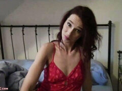 Skinny girlfriend Breanne Tozeva is playing with her hungry hole