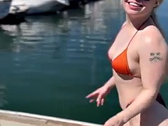Nana, Blonde, Sucer une bite, Fétiche, Lingerie, Pov, Plan cul à trois