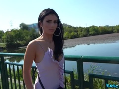Hot Romanian beauty fucked for cash