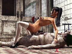 アナル, デカチン, ピグテール, オマンコ, 剃毛