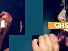 GloryholeSecrets - Hot Busty Asian Redhead Loves Sucking DIck At The Gloryhole