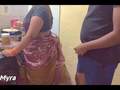 Indian aunty sexy_myra gets down with her stepbrother in a hot desi session
