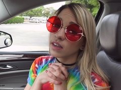 Grosse bite, Blonde, Sucer une bite, Mignonne, Queue, Seins naturels, Réalité, Chevaucher
