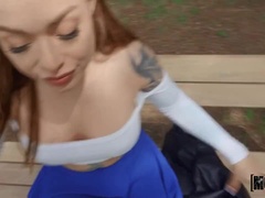 Pijpbeurt, Hondjeshouding, Doordringend, Openbaar, Kut duiken, Russisch, Kort haar, Tatoeage