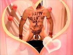 Anaal, Bondage discipline sadomasochisme, Homo, Vernedering, Geschoren, Mager, Slaaf