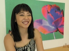 Asiatique, Brunette brune, Femelle, Hd, Solo, Adolescente, Nénés, Jouets