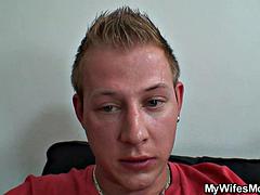 He Catches Girlfriends Mother Fucking Hairy Milf Cunt