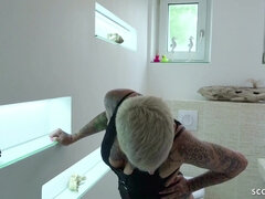 Anaal, Grote mammen, Blond, Duits, Hardcore, Moeder die ik wil neuken, Geld, Tatoeage