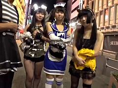Amateur, Tetas grandes, Mamada, Corrida, Japonés, Trio, Tetas, Juguetes