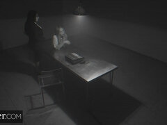 Blond, Pijpbeurt, Sperma in gezicht, Fetisj, Handbeurt, Likken, Pornster, Kut duiken