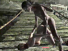 Perils of escaped Skyrim slavegirl 02