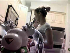 Cindy Hope cooking with her friend Clara G