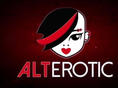 Gorgeous dark haired beauty has her tattooed pussy fucked - Tattoos