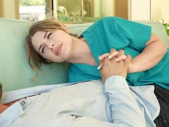 デカパイ, フェラチオ, 巨乳な, 顔面騎乗, ハードコア, 看護婦, ハメ撮り, オッパイの