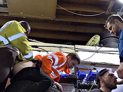 In den arsch, Blasen, Schwul, Gruppe, Hardcore, Öl, Orgie