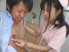 Tetas grandes, Mamada, Tetona, Corridas, Japonés, Pov, Medias largas, Trio