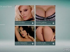 Glamour MILF with big fake boobs porn video