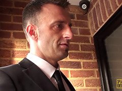 お尻, デカパイ, ブロンド, イギリス人, 巨乳な, 服従, ラフ, 妻